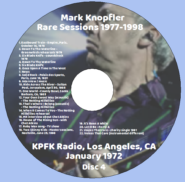 Mark Knopfler: Rare Sessions 1977-1998 Vol. 1 - TV Studio Compilation, Rehearsals, Outtakes (5 Single CDs) - Image 12