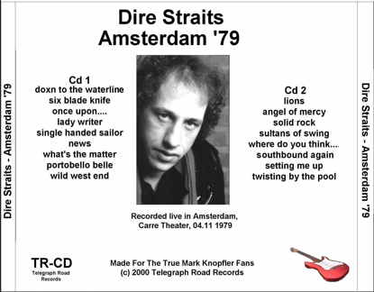 Dire Straits: Amsterdam '79 - Carre Theatre, Amsterdam, Holland November 4, 1979 Live Concert (2CD) - Image 2
