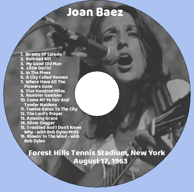 Joan Baez: Forest Hills Tennis Stadium, New York August 17, 1963 Live Concert (1CD) - Image 3