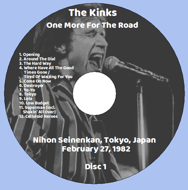 The Kinks: One More For The Road - Nihon Seinenkan, Tokyo, Japan February 27, 1982 Live Concert (2CD) - Image 3