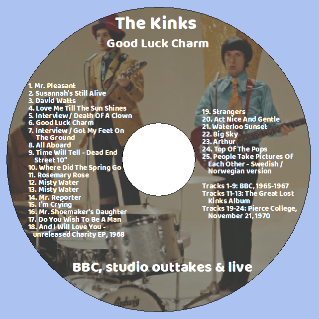 The Kinks: Good Luck Charm - BBC, studio outtakes & live Concert (1CD) - Image 3