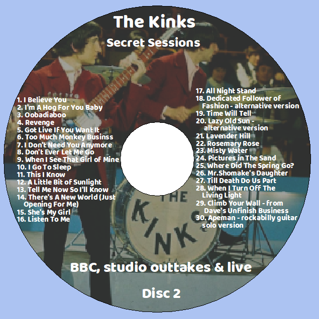 The Kinks: Secret Sessions - BBC, studio outtakes & live Concerts (2CD) - Image 4