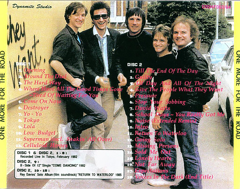 The Kinks: One More For The Road - Nihon Seinenkan, Tokyo, Japan February 27, 1982 Live Concert (2CD) - Image 2