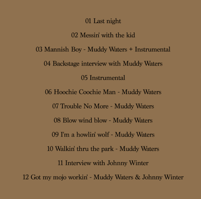 Muddy Waters & Johnny Winter: Capital Radio Jazz Festival, Alexandra Palace, London July 19-21, 1979 Live Concert (1CD) - Image 2