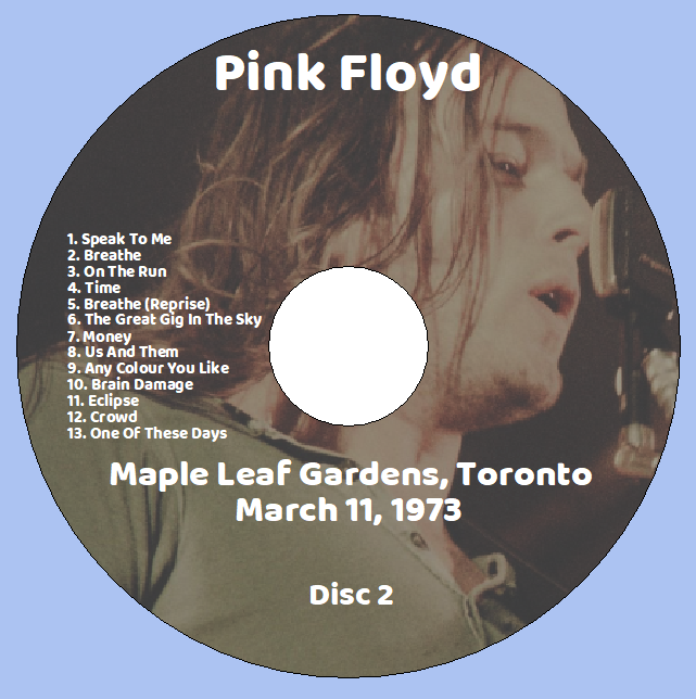 Pink Floyd: Maple Leaf Gardens, Toronto March 11, 1973 Live Concert (2CD) - Image 4