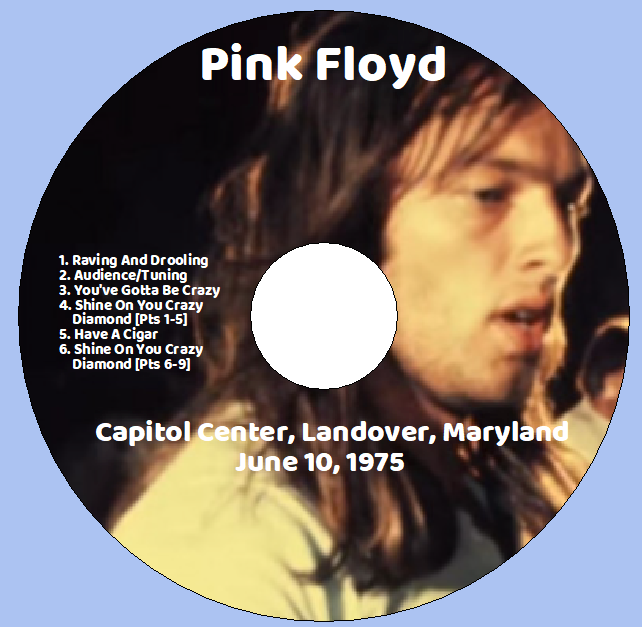 Pink Floyd: Capitol Center, Landover, Maryland June 10, 1975 Live Concert (2CD) - Image 3