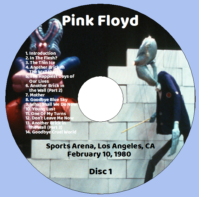 Pink Floyd: Sports Arena, Los Angeles, CA February 8, 1980 Live Concert (2CD) - Image 3
