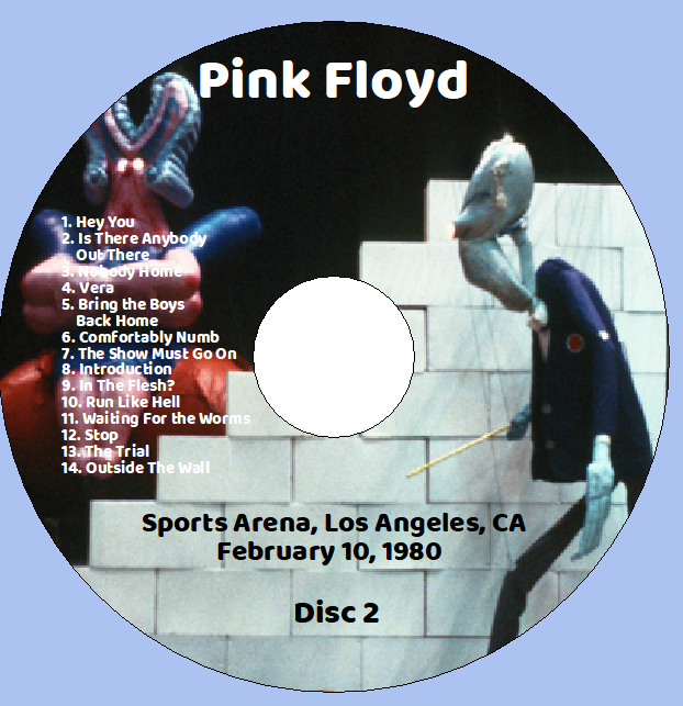 Pink Floyd: Sports Arena, Los Angeles, CA February 8, 1980 Live Concert (2CD) - Image 4