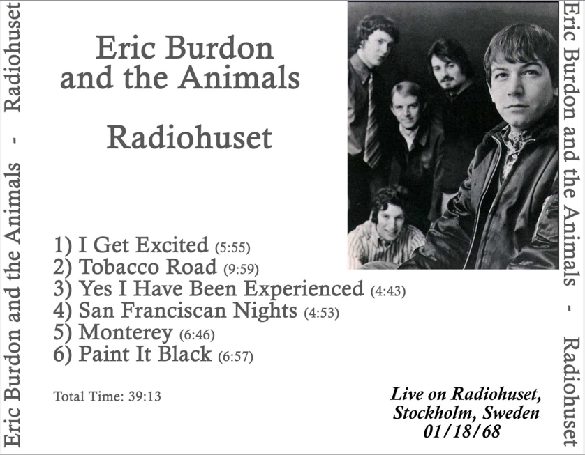 The Animals: Radiohuset - Radiohuset, Stockholm, Sweden January 18, 1968 Live Concert (1CD) - Image 2