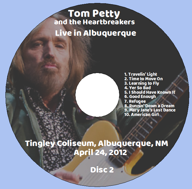 Tom Petty: Live in Albuquerque - Tingley Coliseum, Albuquerque, NM April 24, 2012 Live Concert (2CD) - Image 4