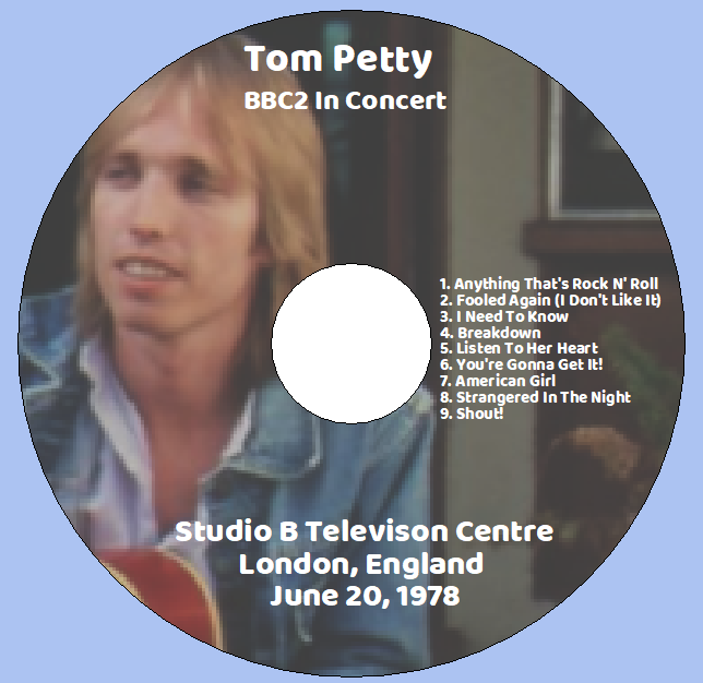 Tom Petty: BBC2 In Concert - Studio B Televison Centre, London, England June 20, 1978 Live Concert (1CD) - Image 3