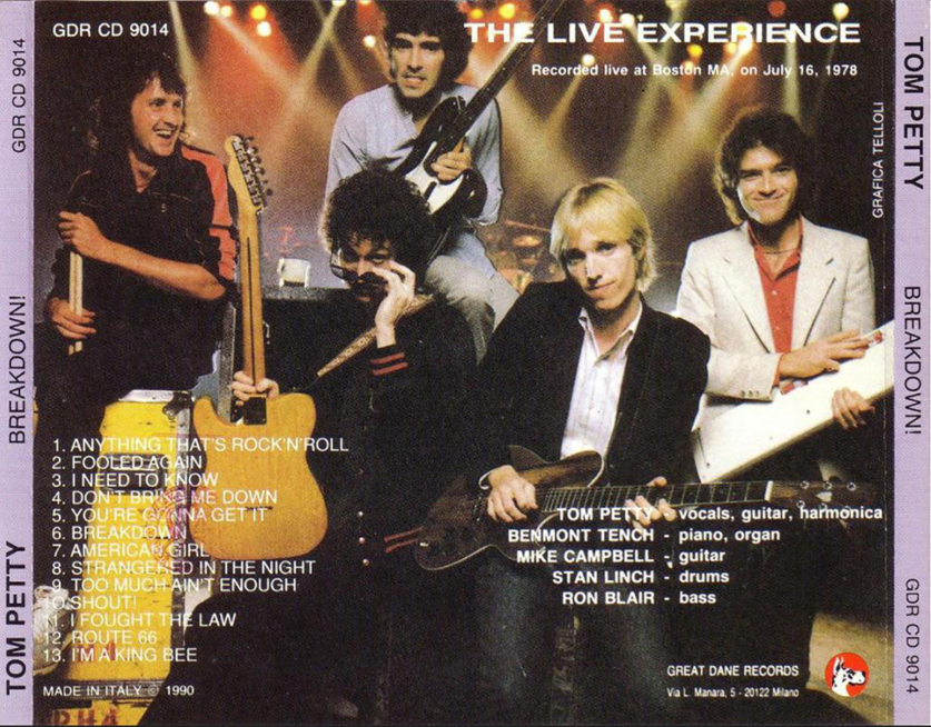 Tom Petty: Paradise Rock Club, Boston, MA July 16, 1978 Live Concert (1CD) - Image 2