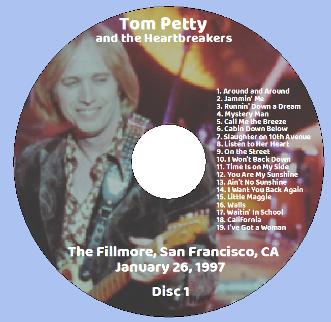 Tom Petty: The Fillmore, San Francisco, CA January 26, 1997 Live Concert (2CD) - Image 3
