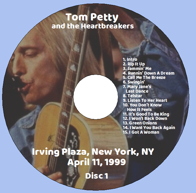 Tom Petty: Irving Plaza, New York, NY April 11, 1999 Live Concert (2CD) - Image 3