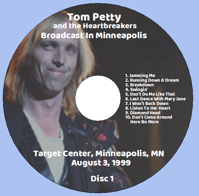 Tom Petty: Broadcast In Minneapolis - Target Center, Minneapolis, MN August 3, 1999 Live Concert (2CD) - Image 3
