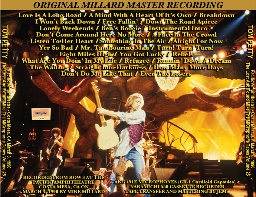 Tom Petty: Pacific Amphitheatre, Costa Mesa, CA March 3, 1990 Live Concert (2CD) - Image 2
