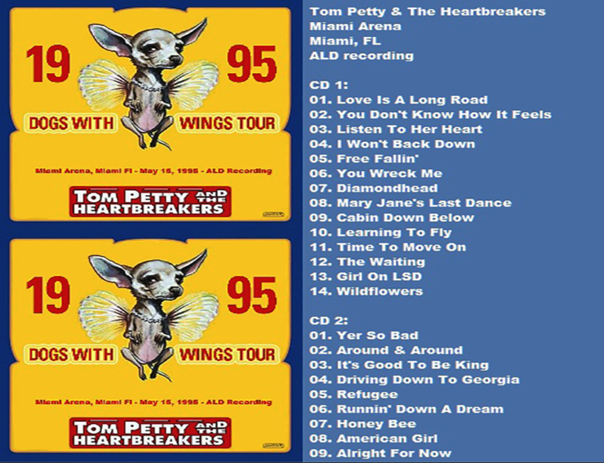 Tom Petty: Miami Arena, Miami, FL May 15, 1995 Live Concert (2CD) - Image 2