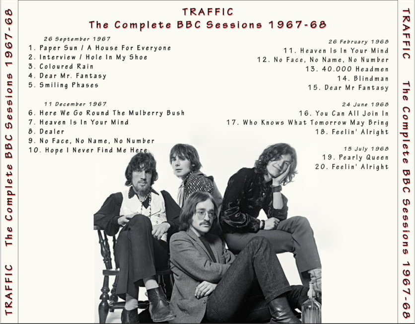 Traffic: The Complete BBC Sessions 1967-68 Live Studio Session Concerts (1CD) - Image 2