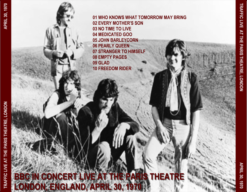 Traffic: Live At The Paris Theatre - BBC In Concert 1970 Paris Theatre, London, April 30, 1970 Live Concert (1CD) - Image 2