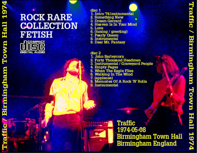 Traffic: Birmingham Town Hall, England May 8, 1974 Live Concert (2CD) - Image 2