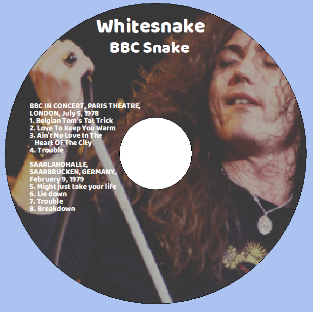 Whitesnake: BBC Snake- Paris July 5, 1978 + Germany February 9, 1979 Live Concerts (1CD) - Image 3