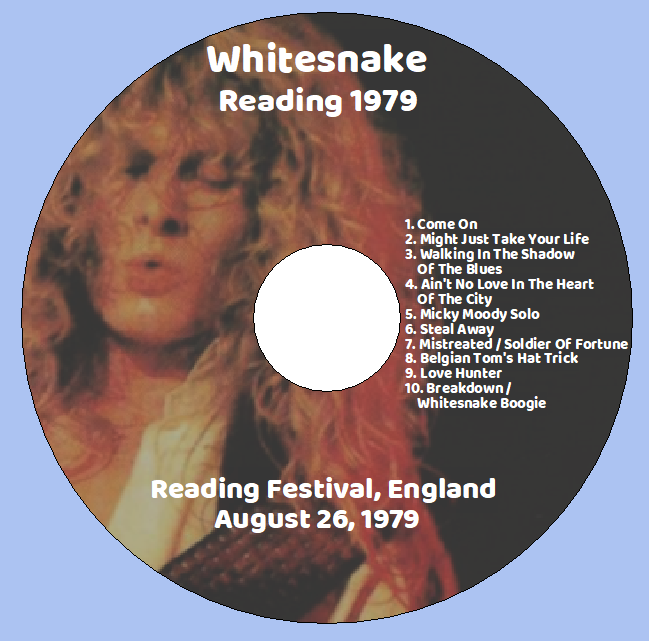Whitesnake: Reading 1979 - Reading Festival, England August 26, 1979 Live Concert (1CD) - Image 3