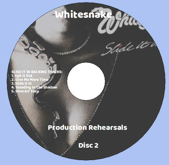 Whitesnake: Production Rehearsals 1983 World Tour & Slide it In Backing Tracks (2CD) - Image 4