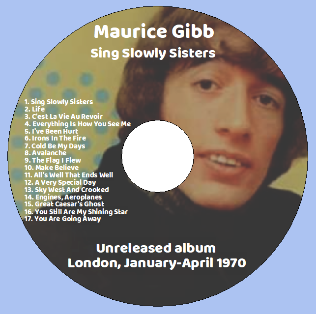 Robin Gibb / Bee Gees: Sing Slowly Sisters - Unreleased album London, January-April 1970 Studio Outtakes, Sessions (1CD) - Image 3
