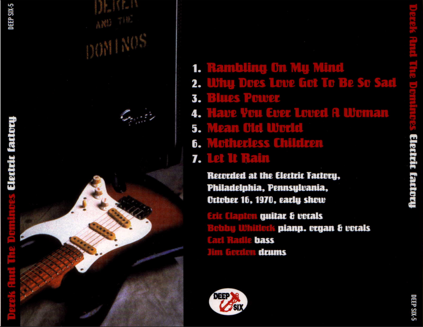 Derek & the Dominos: Electric Factory - Philadelphia, October 16, 1970, early show Live Concert (1CD) - Image 2