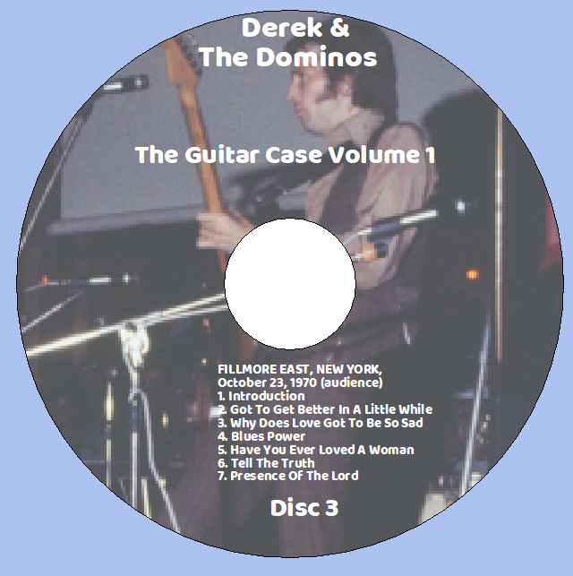 Derek & the Dominos: The Guitar Case Volume 1- Fillmore East Oct. 23 1970 SB +AUD + Ohio Nov. 26, 1970 Live Concerts (5CD) - Image 5