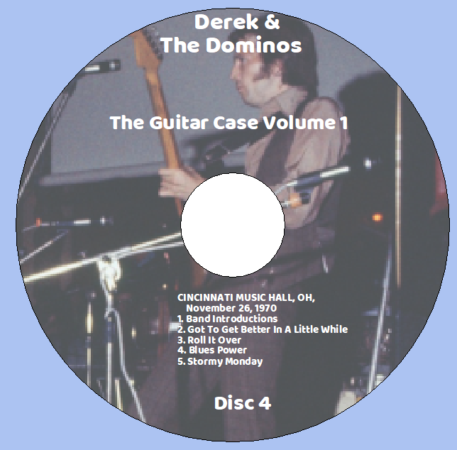 Derek & the Dominos: The Guitar Case Volume 1- Fillmore East Oct. 23 1970 SB +AUD + Ohio Nov. 26, 1970 Live Concerts (5CD) - Image 6