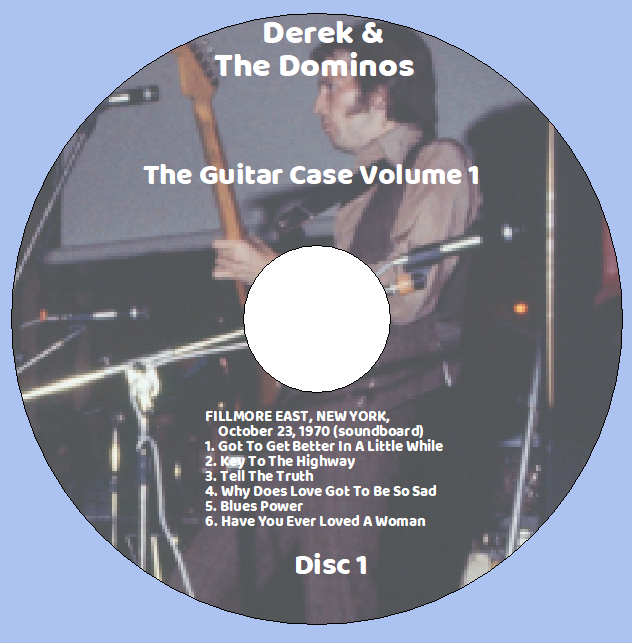 Derek & the Dominos: The Guitar Case Volume 1- Fillmore East Oct. 23 1970 SB +AUD + Ohio Nov. 26, 1970 Live Concerts (5CD) - Image 3