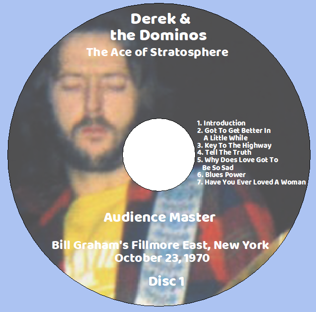 Derek & the Dominos: Fillmore Concert - The Ace of Stratosphere - Fillmore East, New York Oct. 23 & 24, 1970 SB & Aud Live Concert (8CD) - Image 9