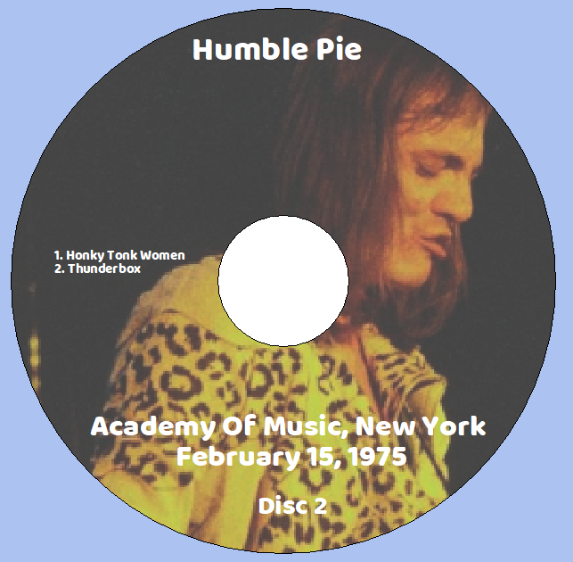Humble Pie: Academy Of Music, New York February 15, 1975 Live Concert (2CD) - Image 4