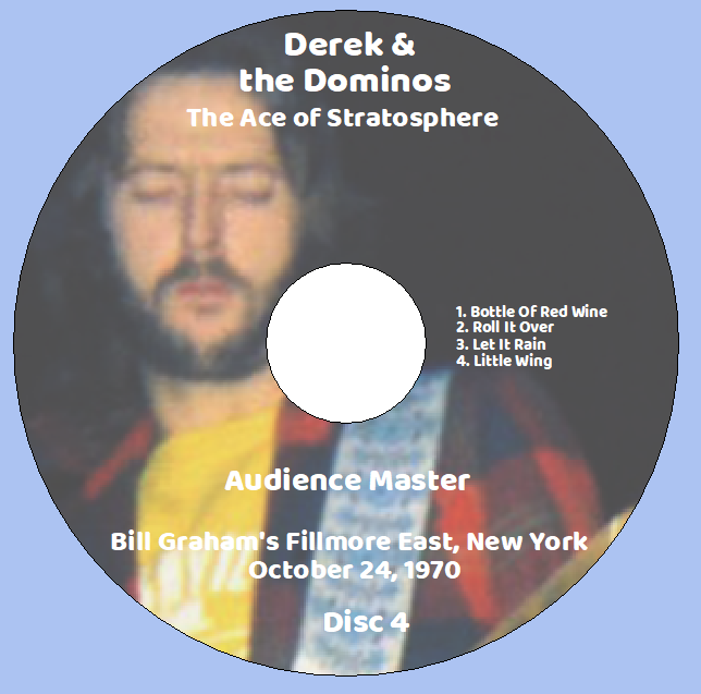 Derek & the Dominos: Fillmore Concert - The Ace of Stratosphere - Fillmore East, New York Oct. 23 & 24, 1970 SB & Aud Live Concert (8CD) - Image 12