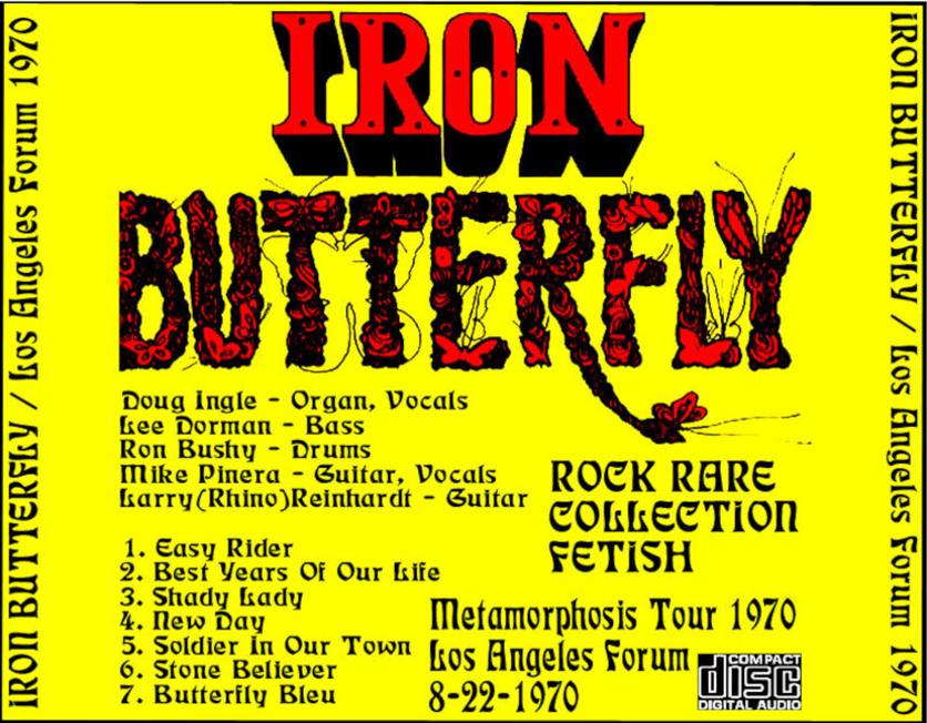 Iron Butterfly: The Forum, Los Angeles, CA August 22, 1970 Live Concert (1CD) - Image 2