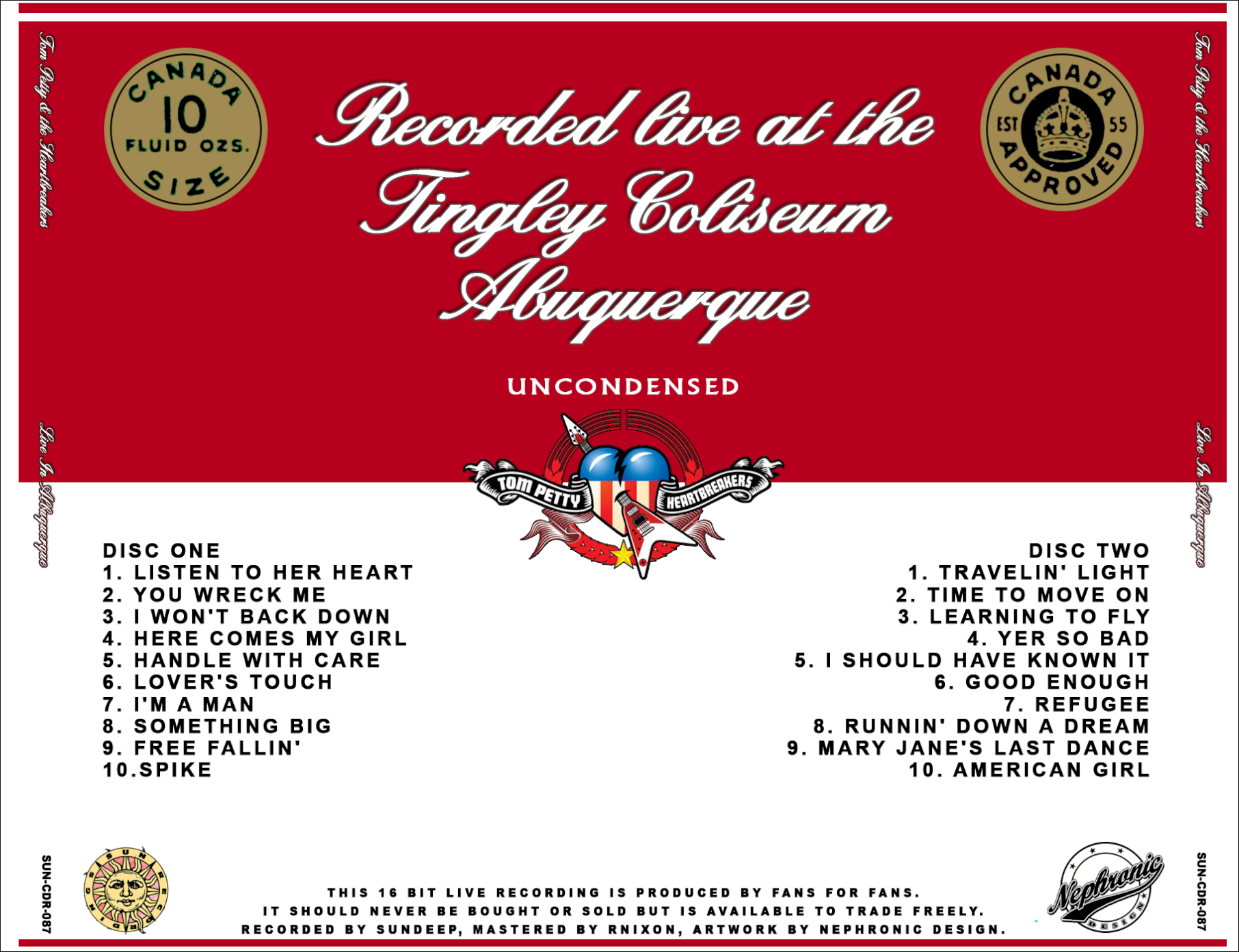 Tom Petty: Live in Albuquerque - Tingley Coliseum, Albuquerque, NM April 24, 2012 Live Concert (2CD) - Image 2