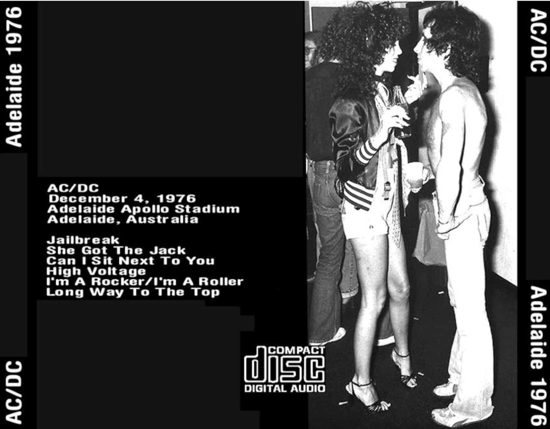 AC/DC: Apollo Stadium, Adelaide, Australia December 4, 1976 Live Concert (1CD) - Image 2