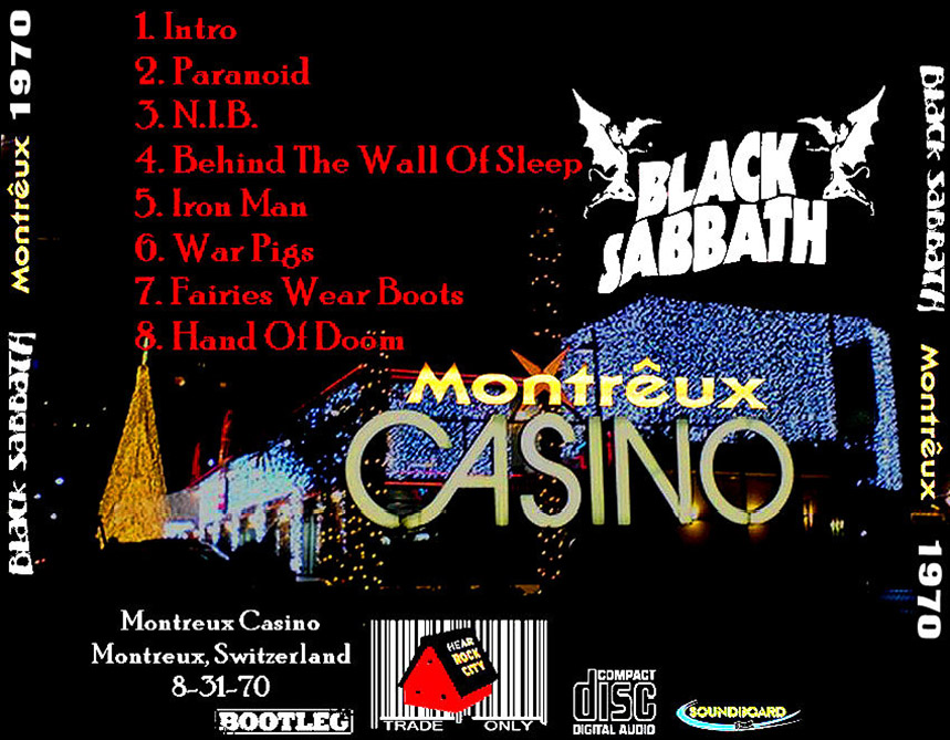 Black Sabbath: Paranoid In Montreux - Casino, Montreux, Switzerland August 31, 1970 (1CD) - Image 2