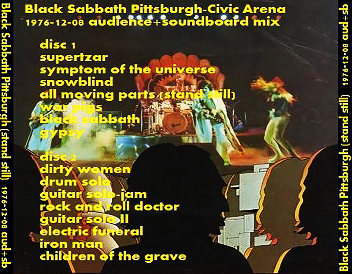 Black Sabbath: Pittsburgh (Stand Still) - Civic Arena, Pittsburgh, Pennsylvania December 8, 1976 Live Concert (2CD) - Image 2