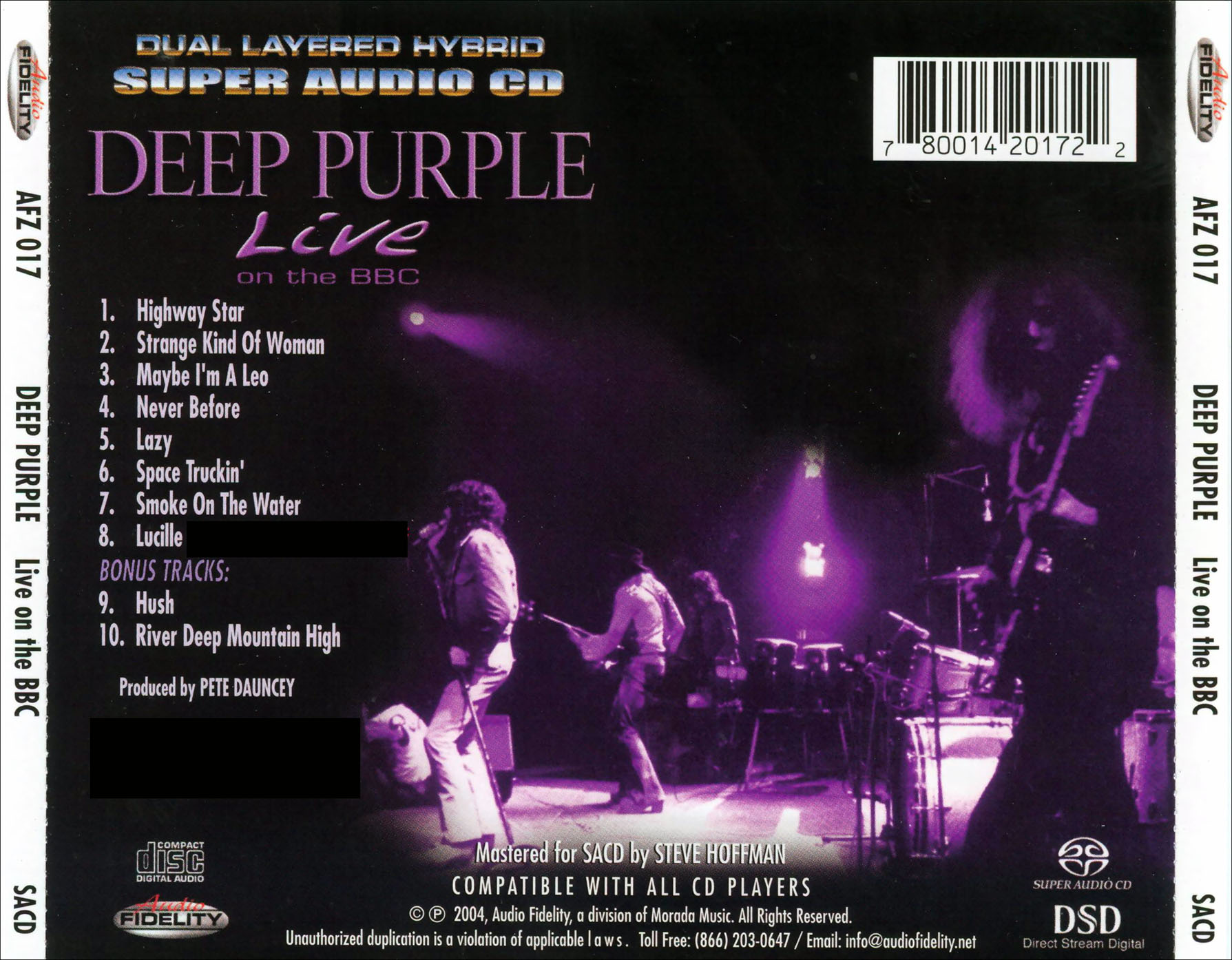 Deep Purple: Live on the BBC (1972) Live Concert (1CD) - Image 2