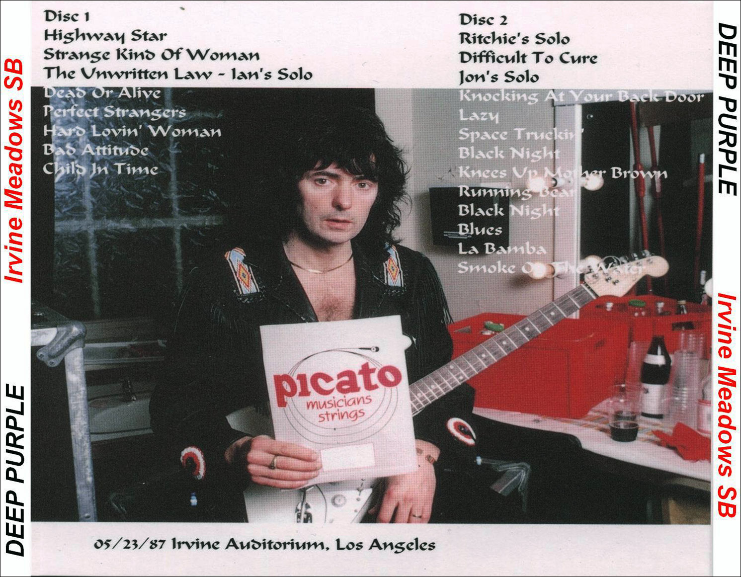 Deep Purple: Locked in a Paper Cage - Irvine Meadows Amphitheatre, Los Angeles, CA May 23, 1987 Live Concert (2CD) - Image 2