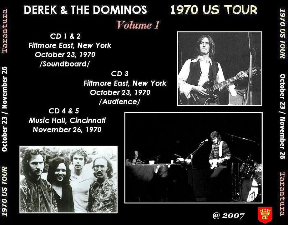 Derek & the Dominos: The Guitar Case Volume 1- Fillmore East Oct. 23 1970 SB +AUD + Ohio Nov. 26, 1970 Live Concerts (5CD) - Image 2