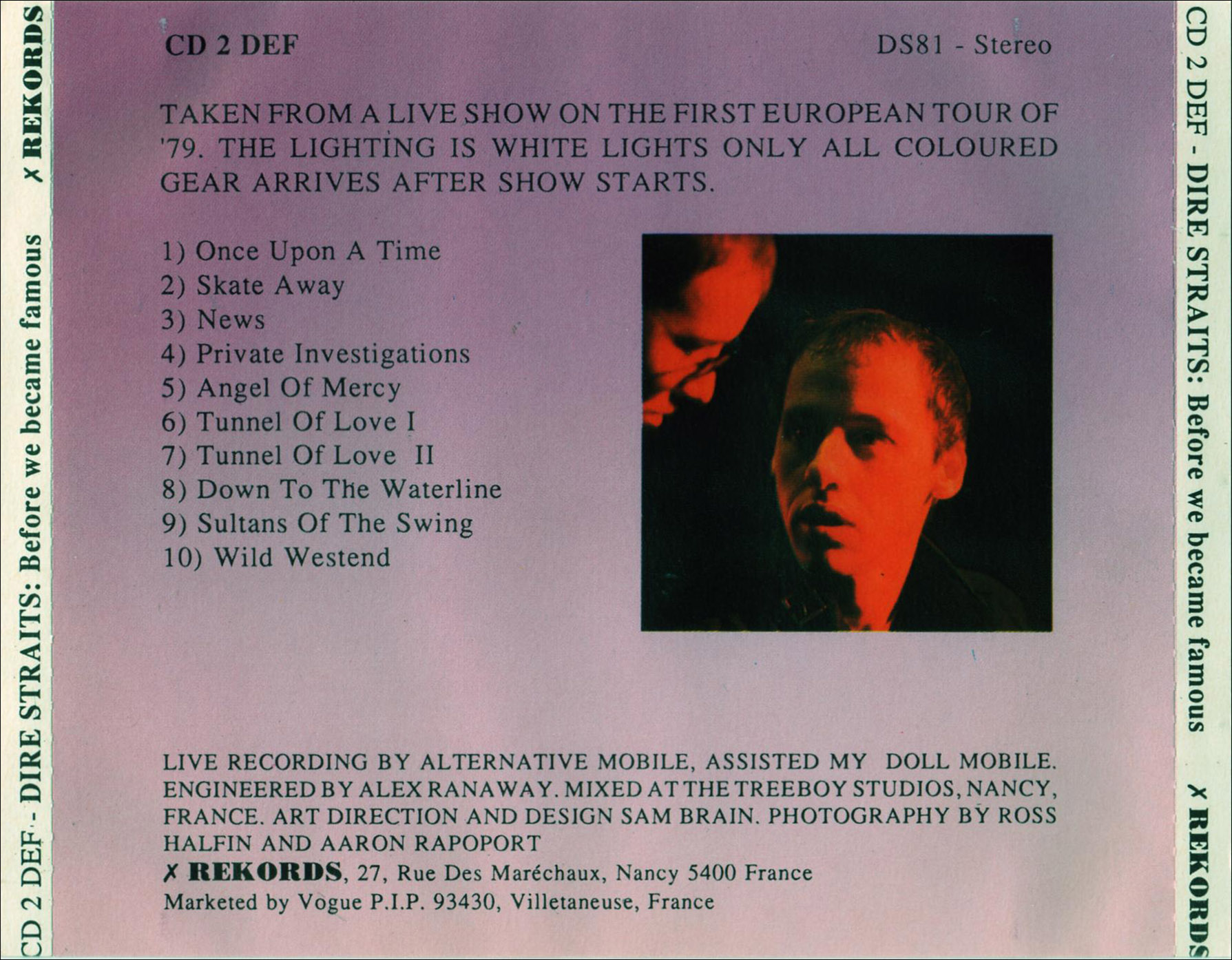 Dire Straits: Before We Became Famous - Werchter Festival, Brussels, Belgium July 5, 1981 Live Concert (1CD) - Image 2