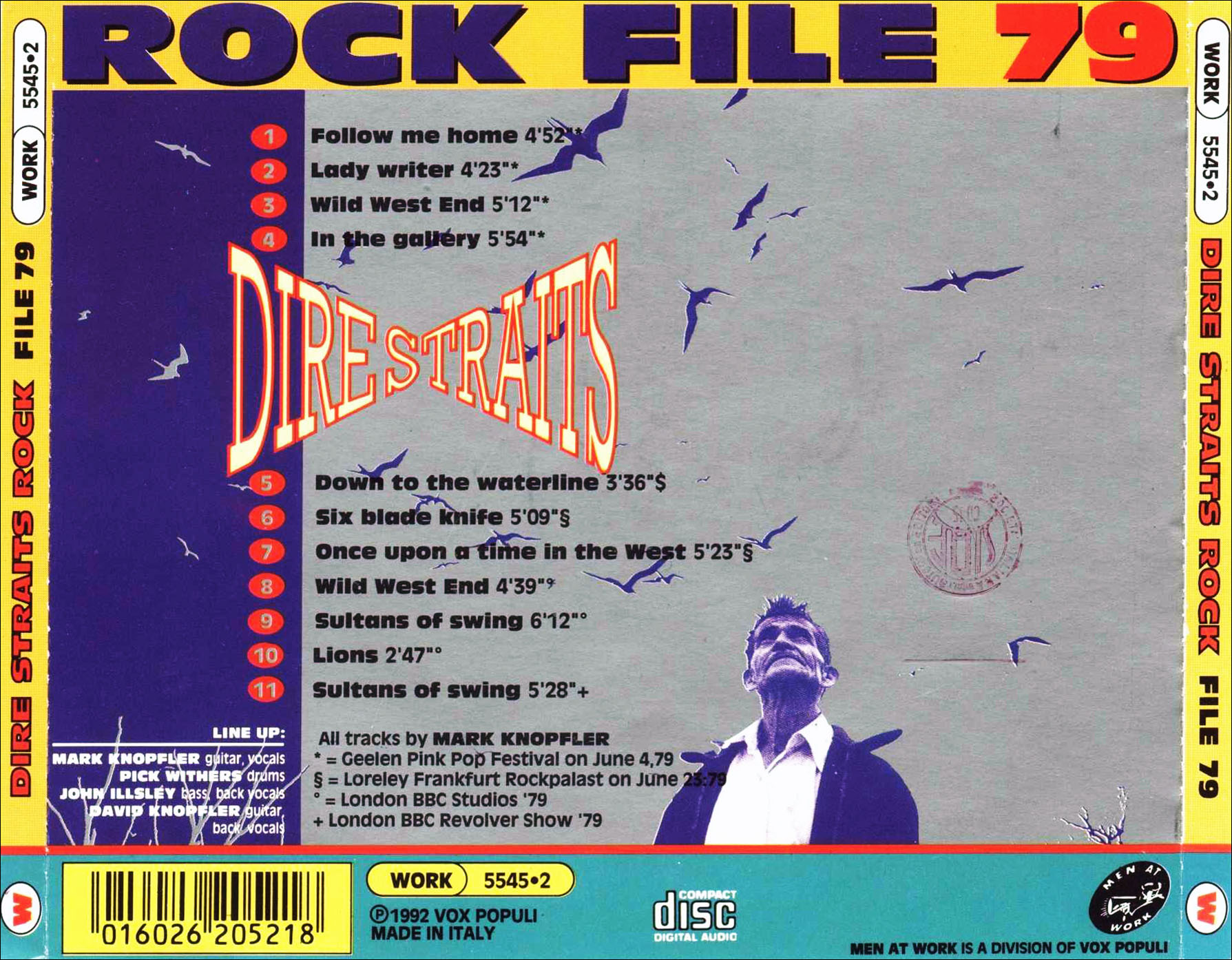 Dire Straits: A Deep Feeling For Beauty: Rock File ’79, Holland 6-4-79 + Germany 6-23-79 + BBC London 79 Live Concerts (1CD) - Image 2