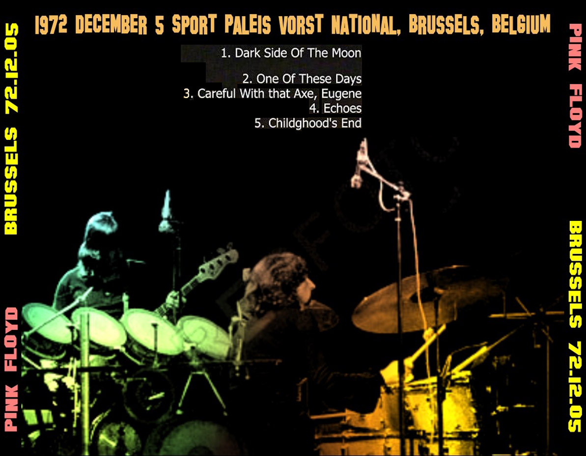 Pink Floyd: Vorst Nationaal, Brussels, Belgium December 5, 1972 Live Concert (2CD) - Image 2