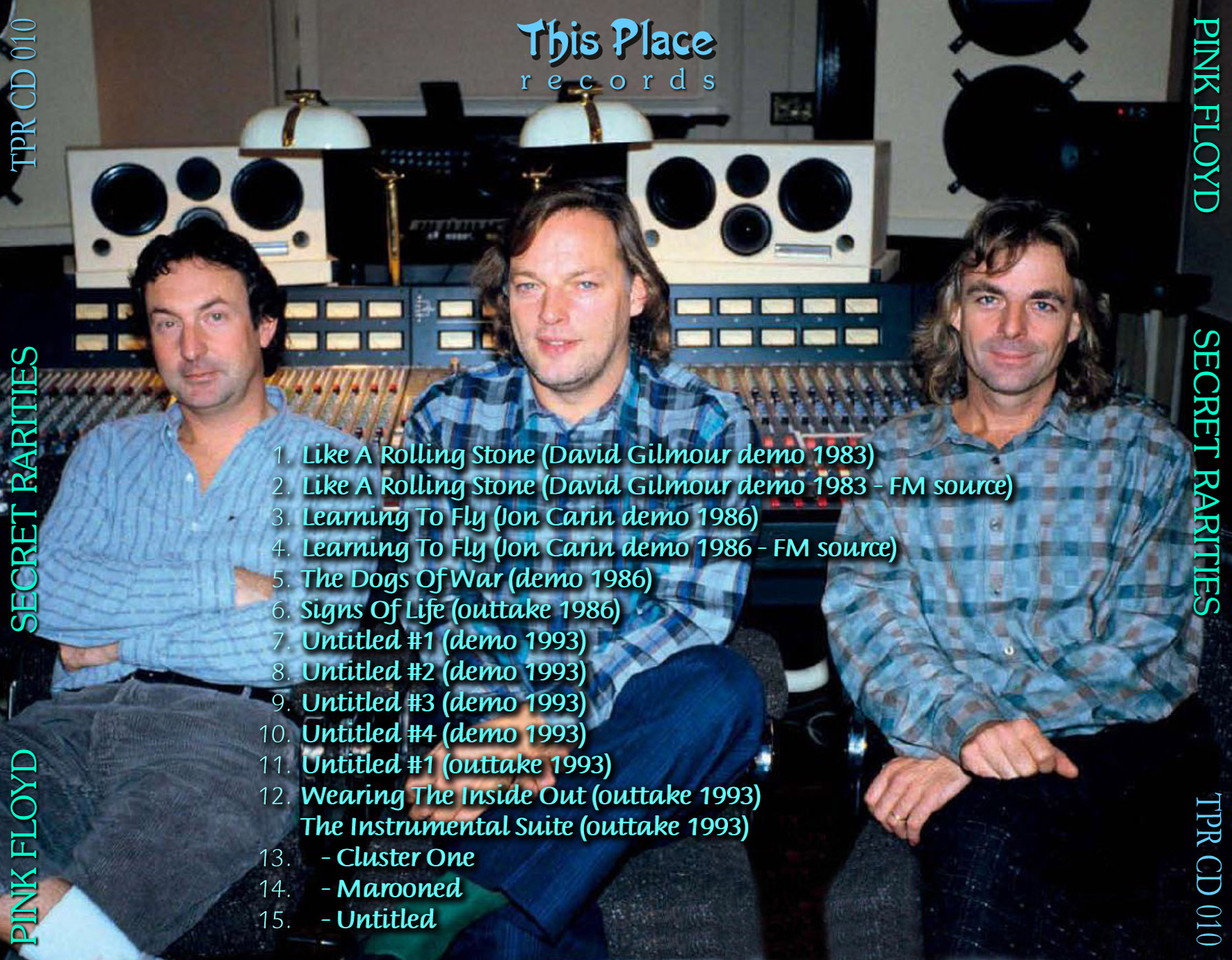 Pink Floyd: Secret Rarities (Rev.A) Demos & outtakes 1983-1993 Live Concerts, Studio Outtakes, Rehearsals (1CD) - Image 2