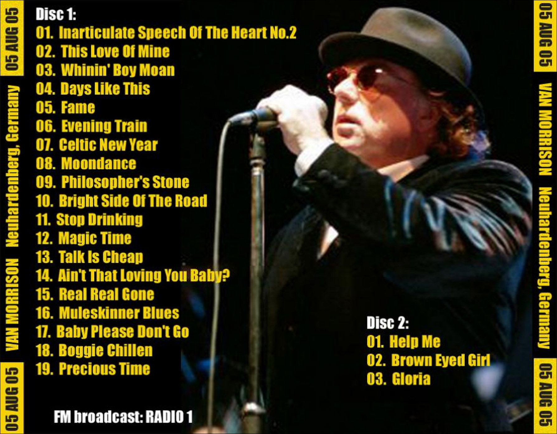Van Morrison: Parkbühne, Schloss Neuhardenberg, Germany August 5, 2005 Live Concert (2CD) - Image 2