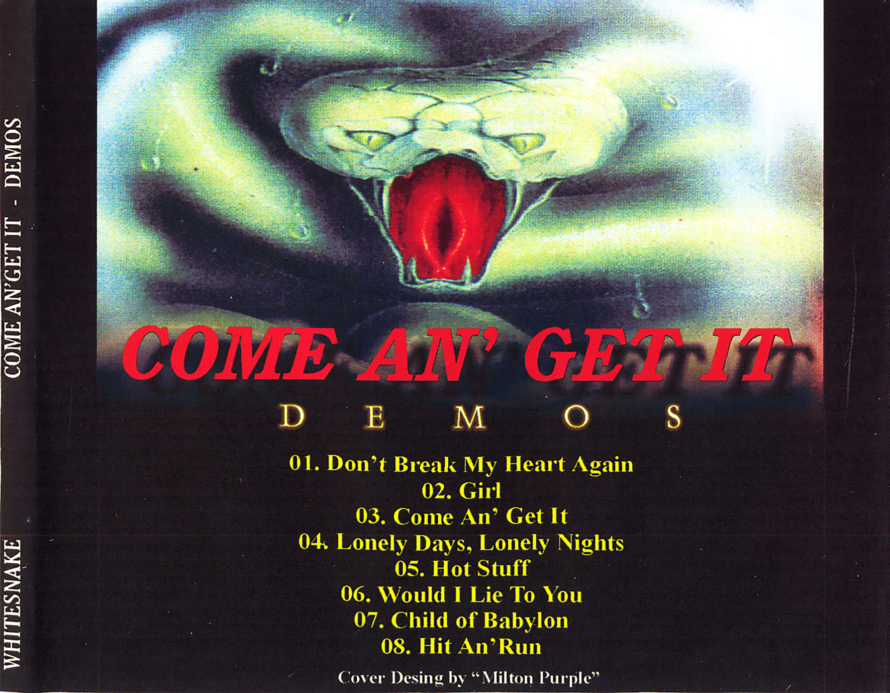Whitesnake: Come An’ Get It Demos - Studio Rehearsals Outtakes 1981 (1CD) - Image 2