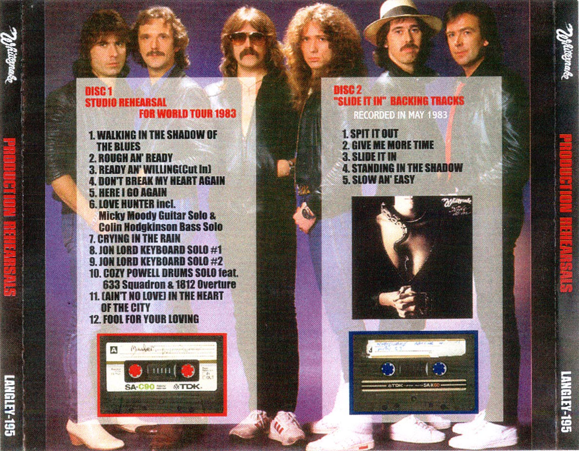 Whitesnake: Production Rehearsals 1983 World Tour & Slide it In Backing Tracks (2CD) - Image 2